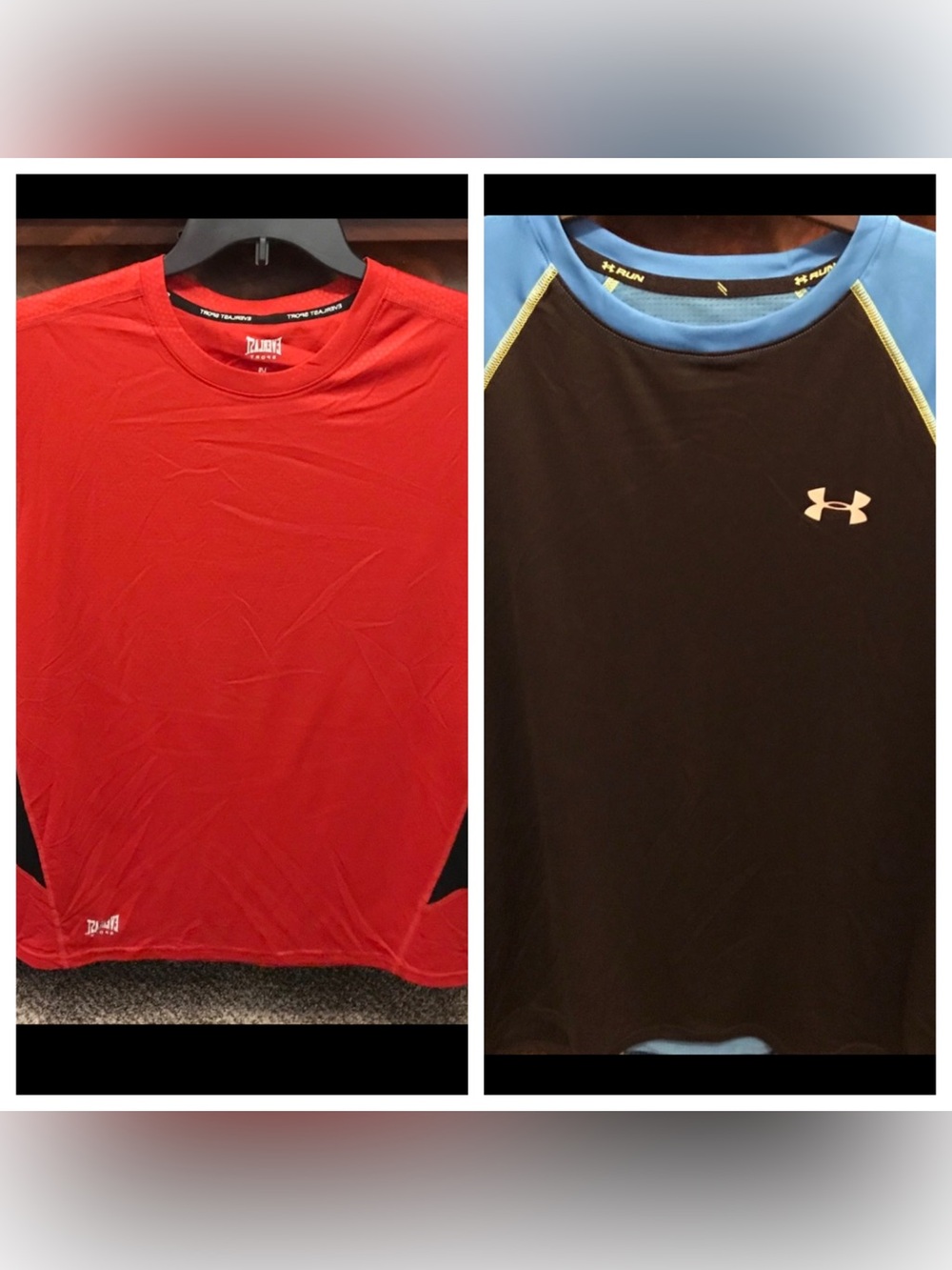 EUC/Bundle of 2/ mens shirts/size Large/UA & Everlast